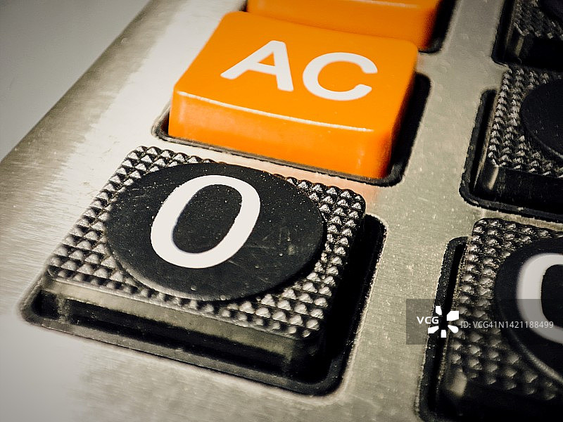 计算器的微距照片图片素材