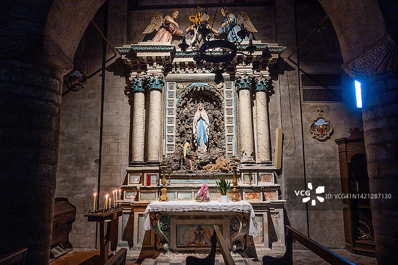 维科潘切洛拉姆，卢卡巴尼 - 利马山谷 - 意大利托斯卡纳卢卡省图片素材