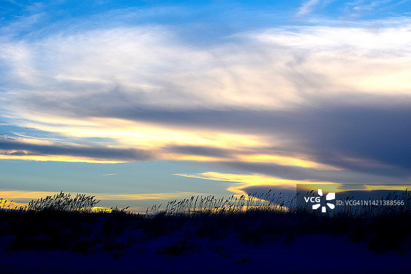 北卡罗来纳州的壮丽天空图片素材