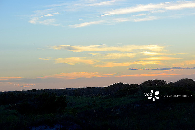 北卡罗来纳州的壮丽天空图片素材