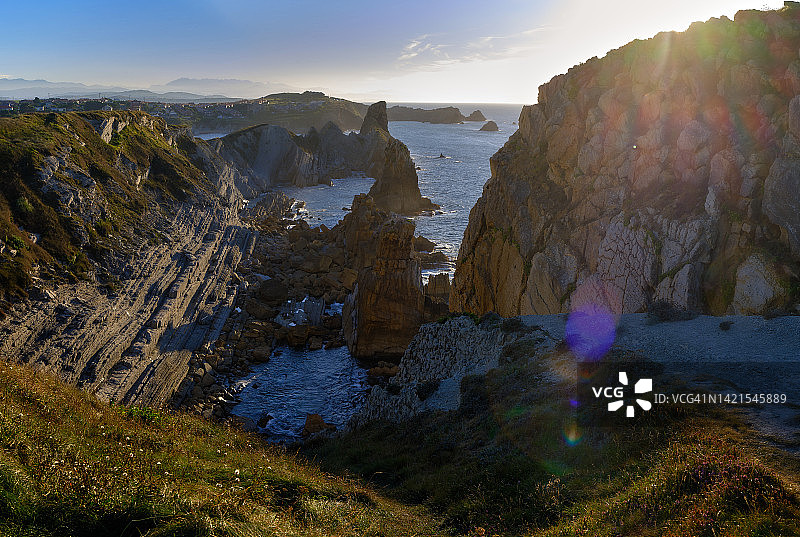 马贝拉海滩日出图片素材