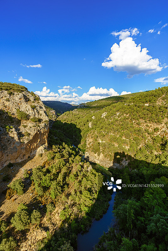 昆卡山区自然公园景观，卡斯蒂利亚-拉曼查，西班牙图片素材