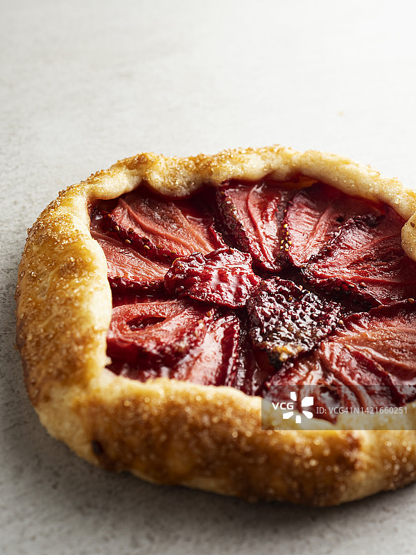 草莓馅饼，迷你草莓挞图片素材