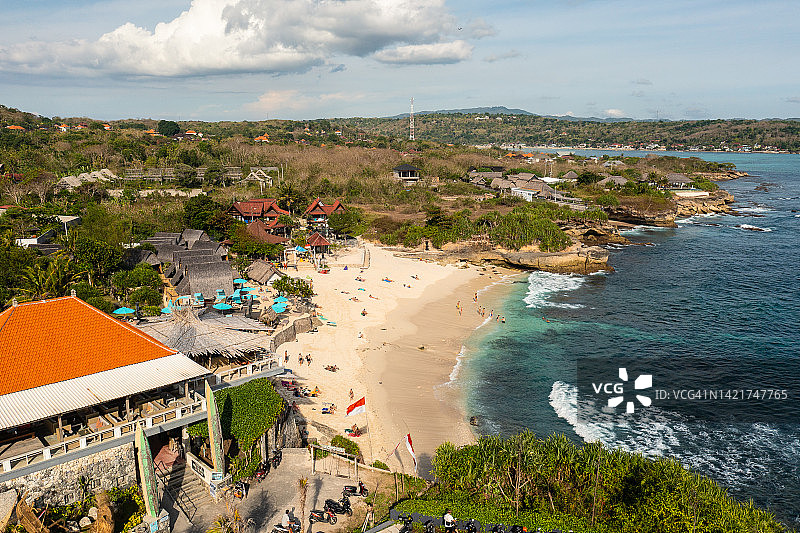 印度尼西亚巴厘岛蓝梦岛梦幻海滩图片素材