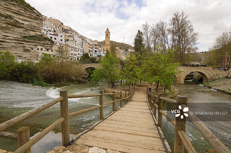 西班牙阿尔瓦塞特阿尔卡拉德尔胡卡图片素材