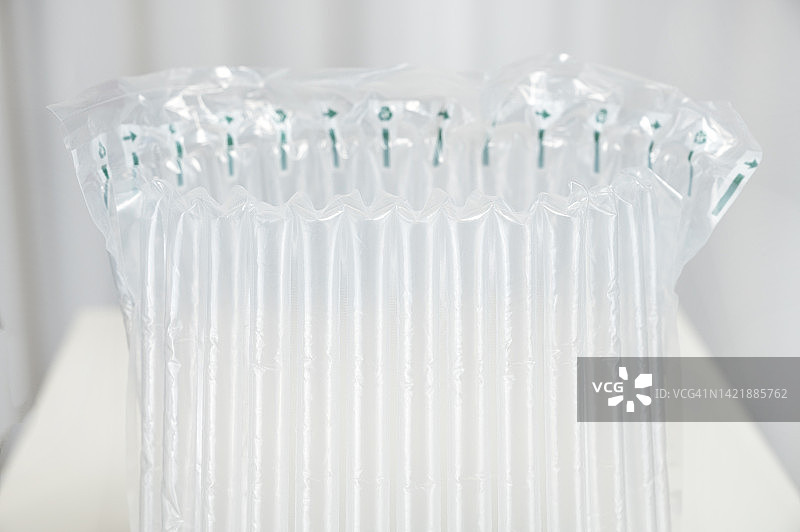 气泡膜缓冲垫特写图片素材