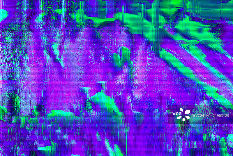 动感故障多色扭曲斑马纹理背景图片素材