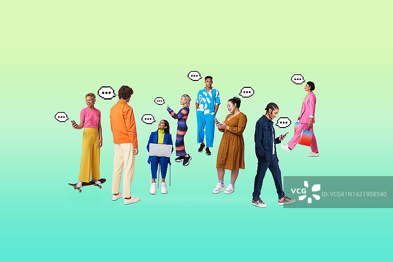 社交网络图片素材