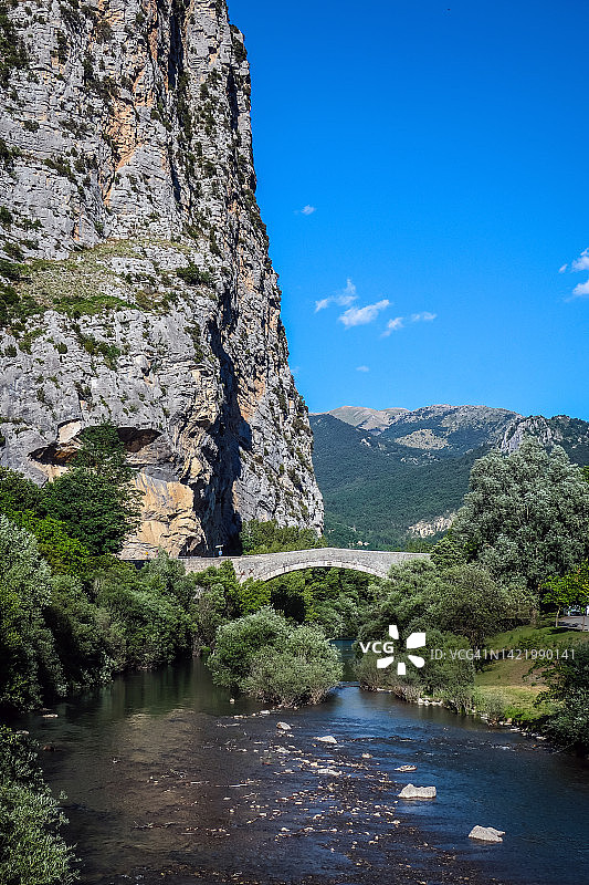 法国普罗旺斯韦尔东峡谷的壮丽景色图片素材
