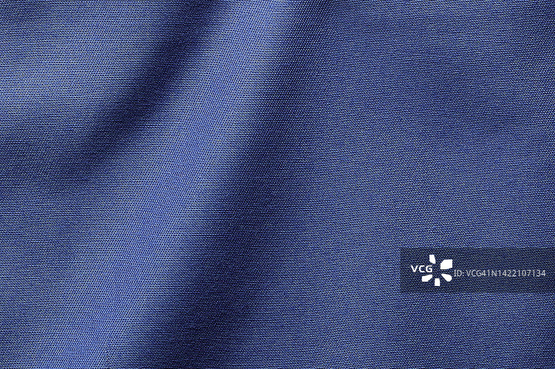 蓝色涤纶面料纹理背景图片素材