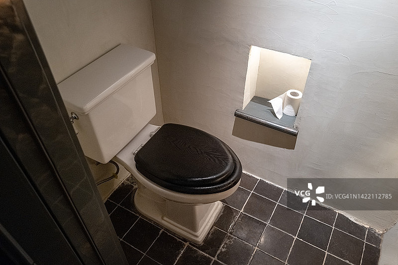 俯视视角：卫生间图片素材