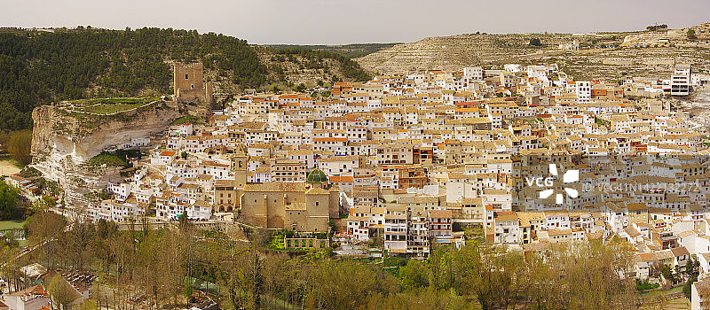 西班牙阿尔瓦塞特阿尔卡拉德尔胡卡图片素材