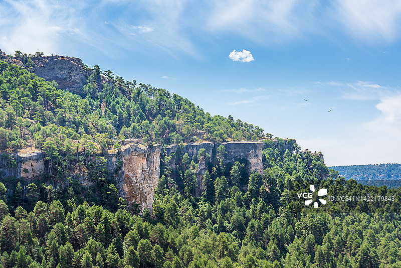 昆卡山区奇特的喀斯特岩石地貌，西班牙图片素材