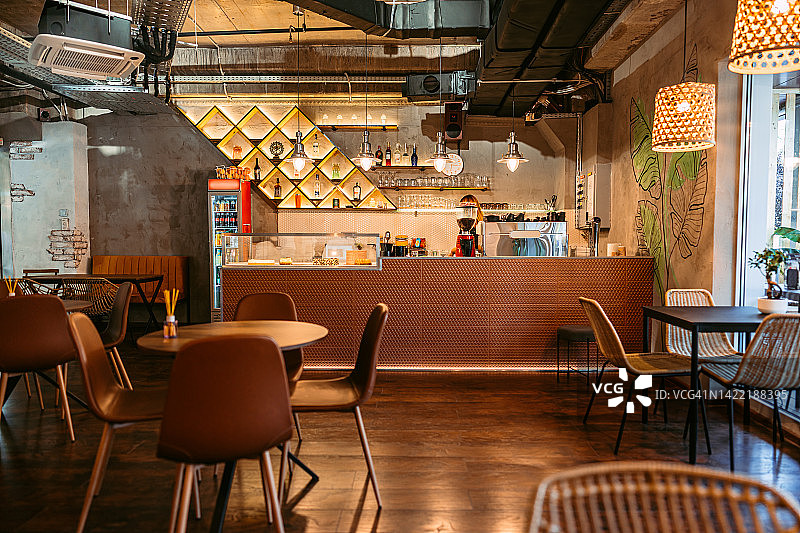 现代自助餐厅图片素材