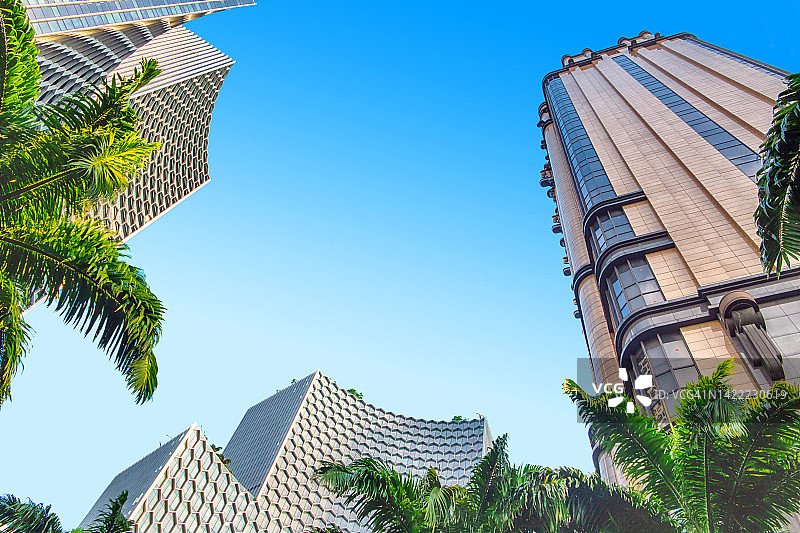 新加坡武吉士街区建筑图片素材