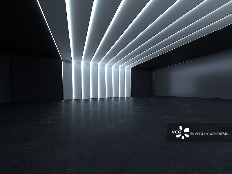 3D渲染插画现代室内设计背景图片素材