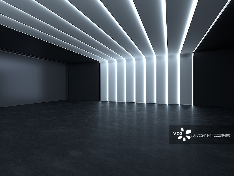 3D渲染插画现代室内设计背景图片素材