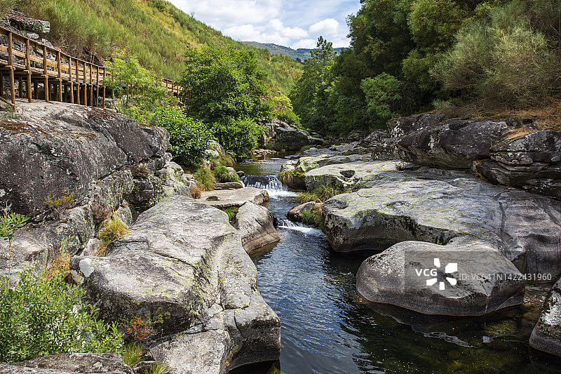 韦兹生态之路：葡萄牙北部Jolda S. Paio - Arcos de Valdevez - Sistelo -图片素材