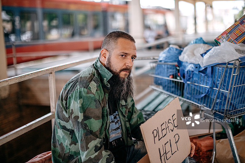 无家可归的人图片素材