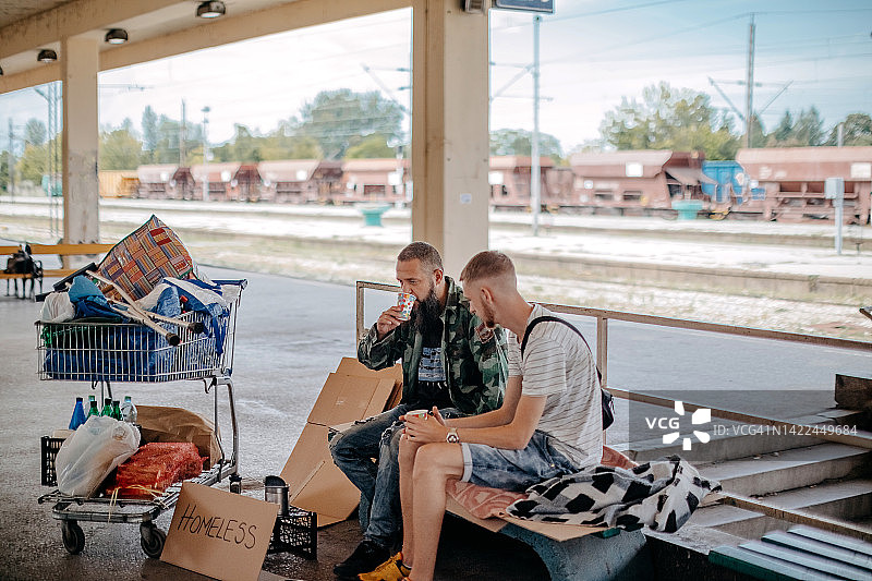 无家可归的人图片素材