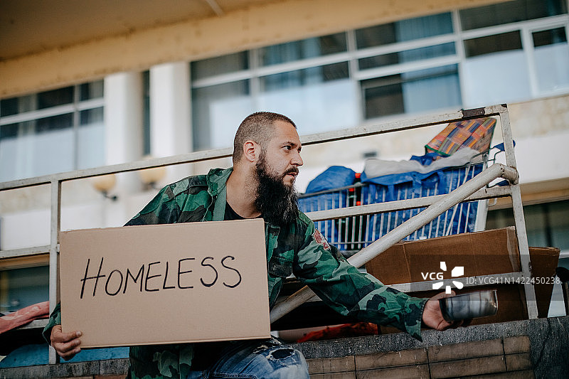 无家可归的人图片素材