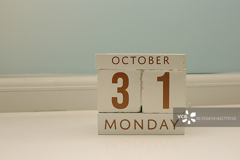 2022年10月31日万圣节日历图片素材