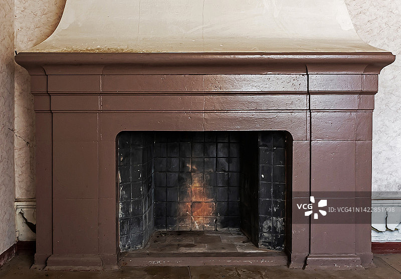 旧壁炉图片素材