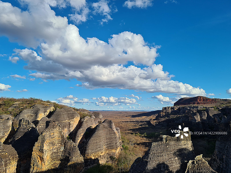 巴西东北部卡皮瓦拉山图片素材