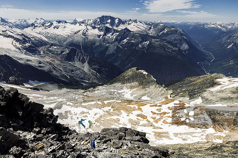 罗杰斯 Pass附近塞尔kirk山脉的远景图片素材