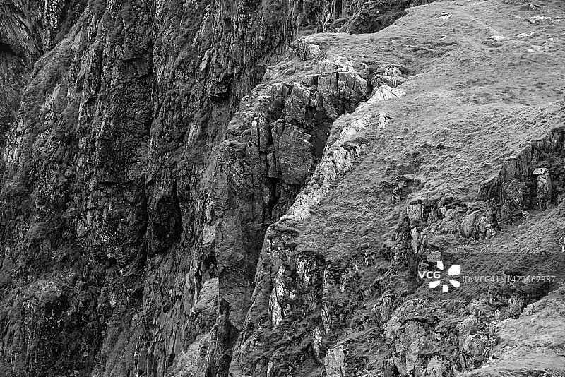 山岩露头图片素材