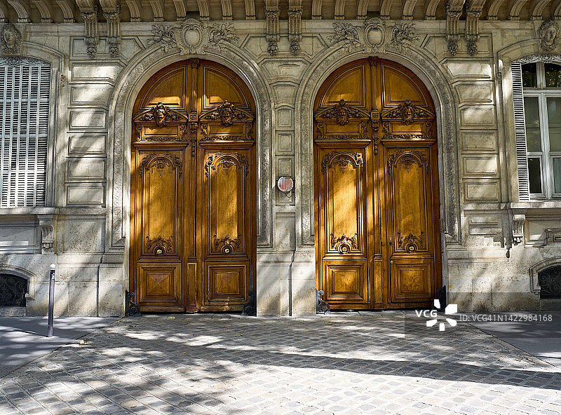 奥斯曼建筑的宏伟入口图片素材