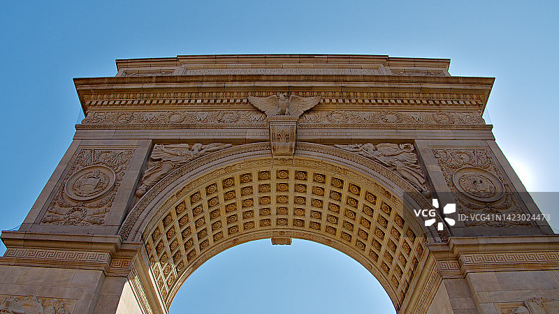 华盛顿广场拱门图片素材