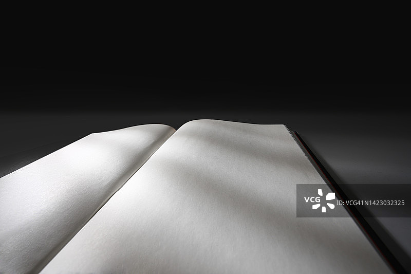 书籍、空白笔记、便签、打开、阴影、无人图片素材