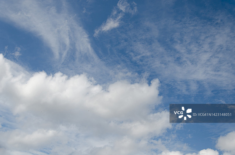 蓝天上的云图片素材