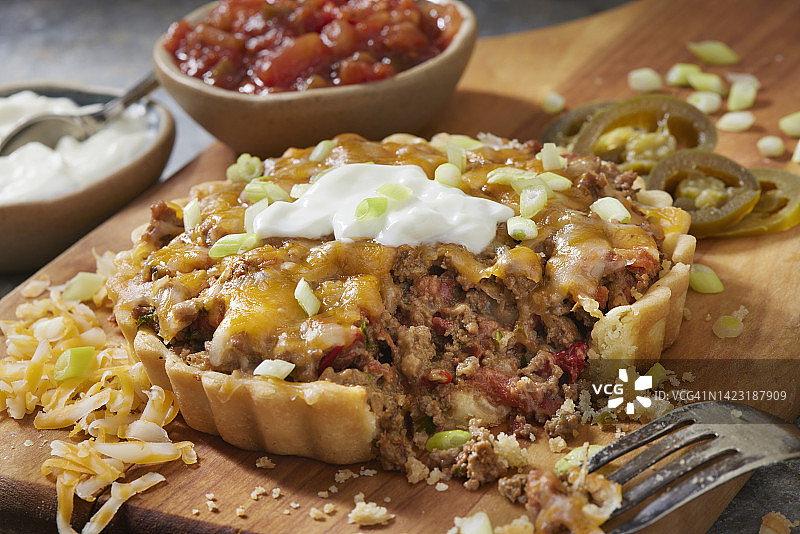 牛肉奶酪馅饼图片素材