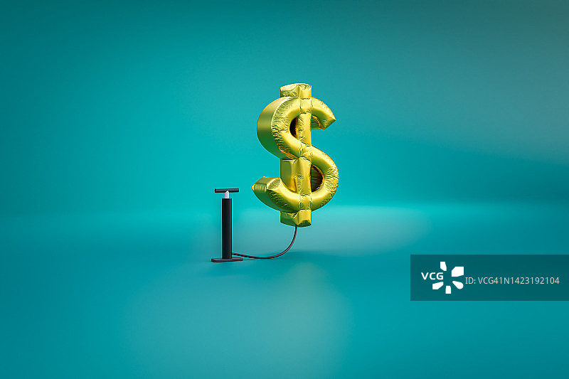 美元通货膨胀图片素材