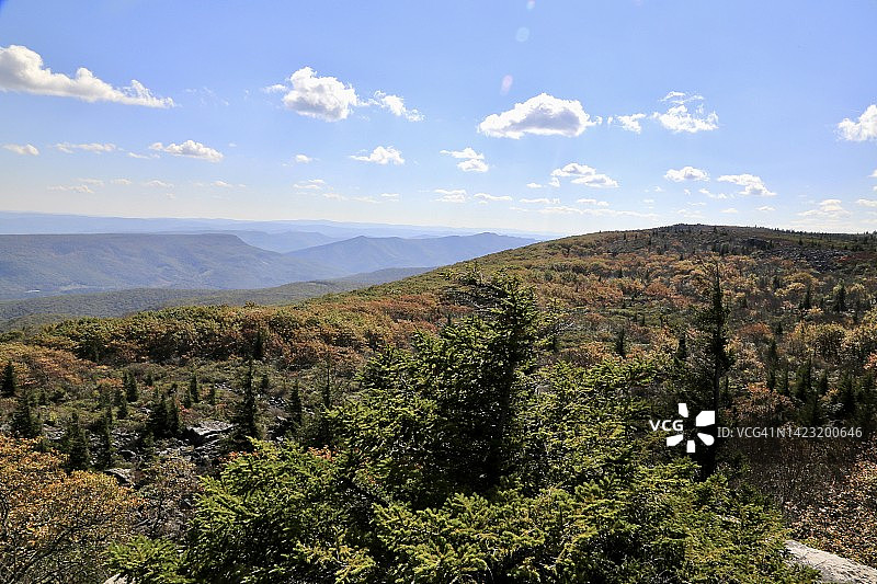 西弗吉尼亚州多莉索兹的熊岩图片素材