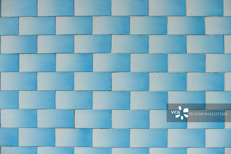 蓝色砖墙抽象背景图片素材