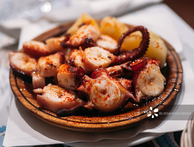 加利西亚式章鱼图片素材