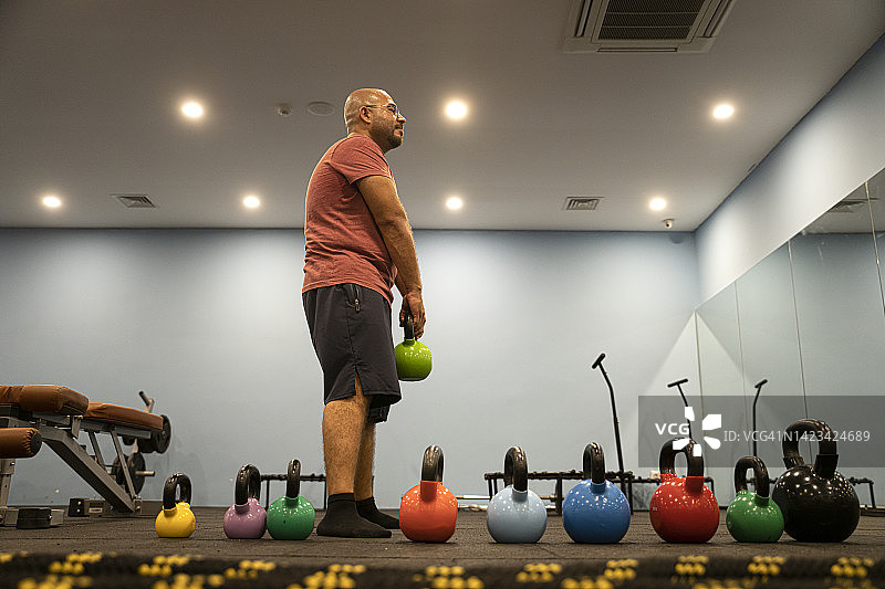 健身房里的真实身材图片素材