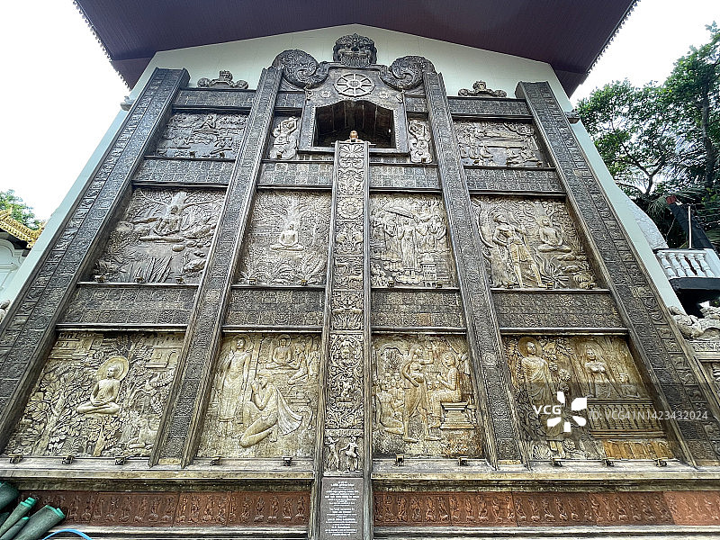 科伦坡冈嘎拉玛寺外墙图片素材