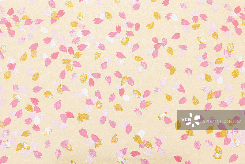 花卉图案和纸背景图片素材