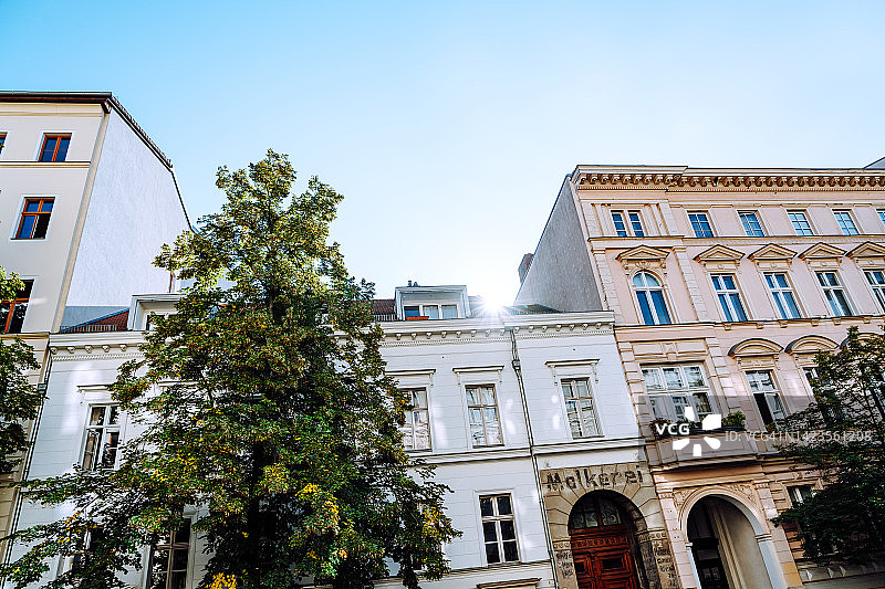 德国柏林普伦茨劳贝格的公寓楼图片素材