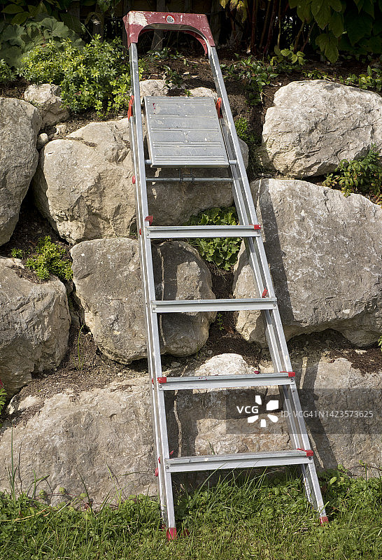 金属梯子图片素材