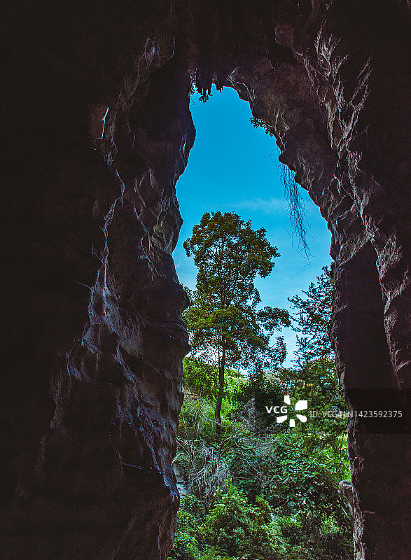 巴黎Buttes Chaumont公园图片素材