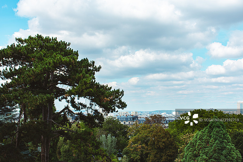 巴黎Buttes Chaumont公园图片素材