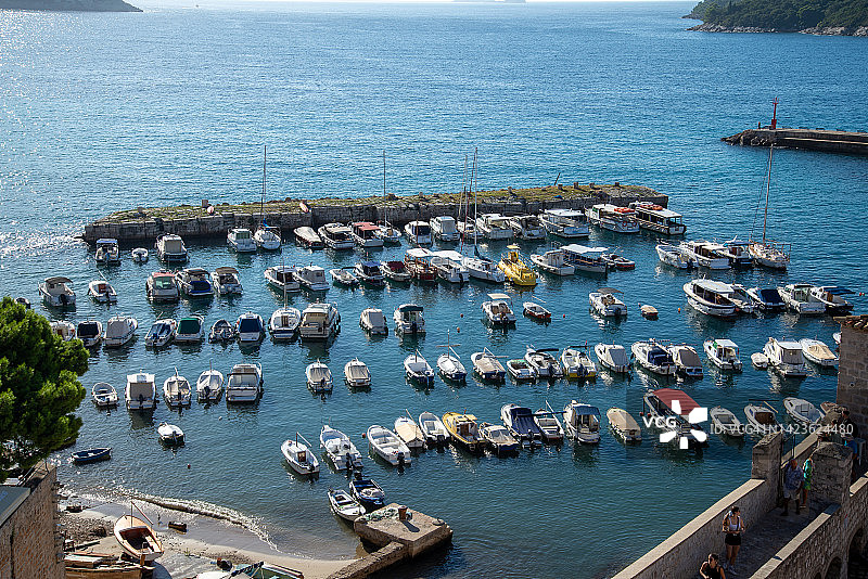 杜布罗夫尼克港口图片素材
