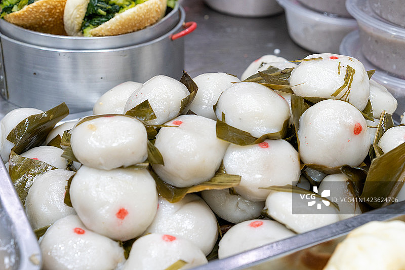 中国福州传统小吃：糯米糕图片素材