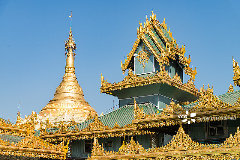 缅甸直通瑞萨延佛塔图片素材