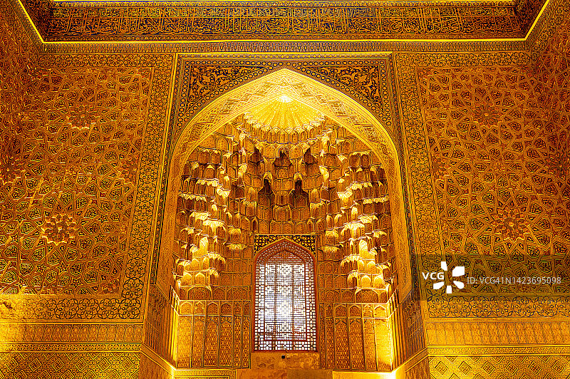 撒马尔罕的帖木儿陵墓，乌兹别克斯坦图片素材